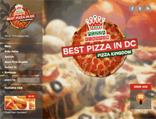Tablet Screenshot of pizzakingdom.com